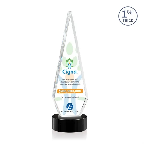 This Optical Crystal Springfield VividPrint™ Award on base features an elongated,... from ASI 84592 St Regis Group / St Regis