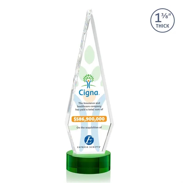 This Optical Crystal Springfield VividPrint™ Award on base features an elongated,... from ASI 84592 St Regis Group / St Regis