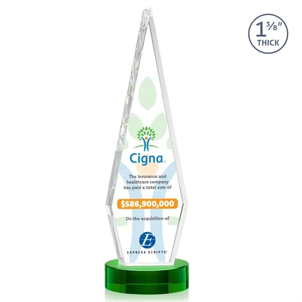 This Optical Crystal Springfield VividPrint™ Award on base features an elongated,... from ASI 84592 St Regis Group / St Regis