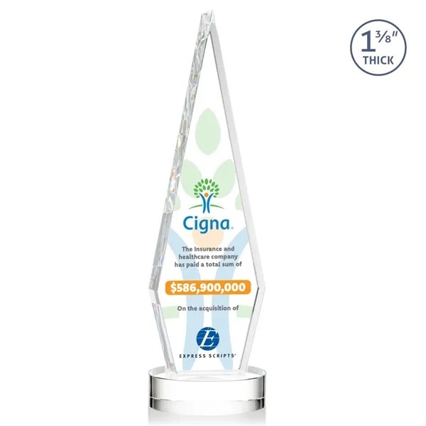 This Optical Crystal Springfield VividPrint™ Award on base features an elongated,... from ASI 84592 St Regis Group / St Regis