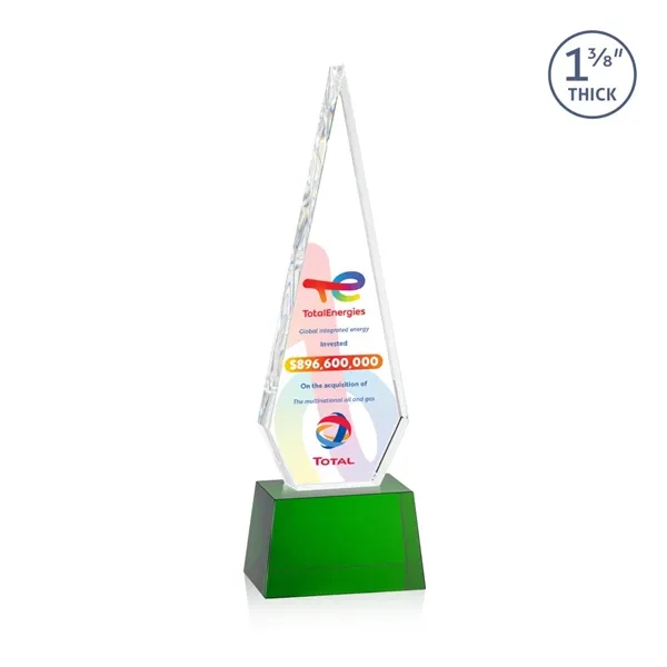 This Optical Crystal Springfield VividPrint™ Award on base features an elongated,... from ASI 84592 St Regis Group / St Regis