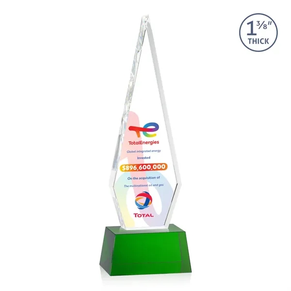 This Optical Crystal Springfield VividPrint™ Award on base features an elongated,... from ASI 84592 St Regis Group / St Regis