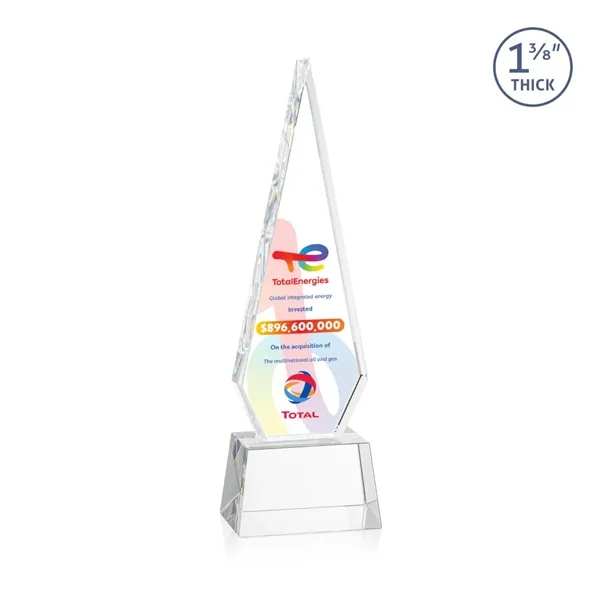 This Optical Crystal Springfield VividPrint™ Award on base features an elongated,... from ASI 84592 St Regis Group / St Regis