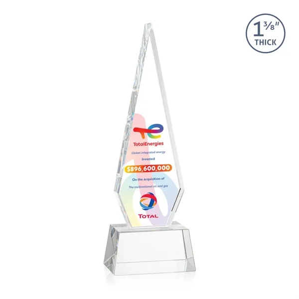 This Optical Crystal Springfield VividPrint™ Award on base features an elongated,... from ASI 84592 St Regis Group / St Regis