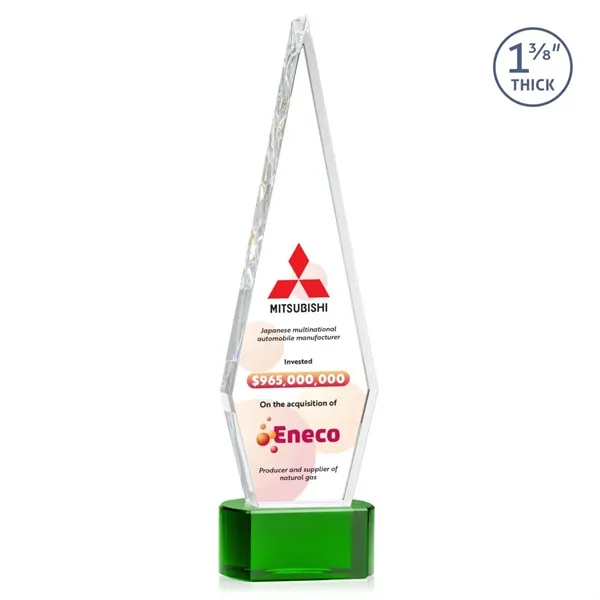 This Optical Crystal Springfield VividPrint™ Award on base features an elongated,... from ASI 84592 St Regis Group / St Regis