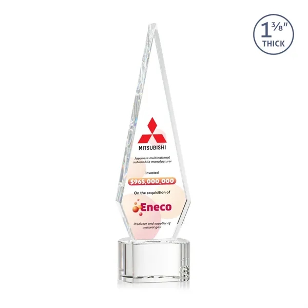 This Optical Crystal Springfield VividPrint™ Award on base features an elongated,... from ASI 84592 St Regis Group / St Regis