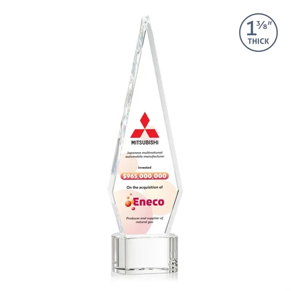 This Optical Crystal Springfield VividPrint™ Award on base features an elongated,... from ASI 84592 St Regis Group / St Regis