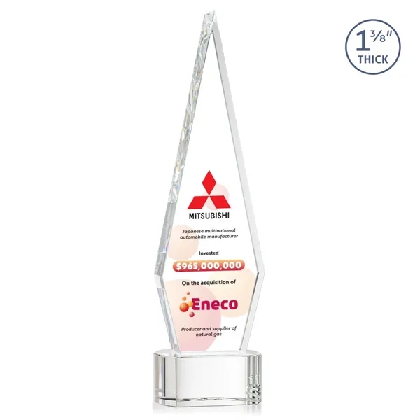 This Optical Crystal Springfield VividPrint™ Award on base features an elongated,... from ASI 84592 St Regis Group / St Regis