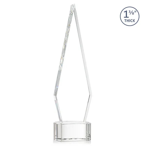 This Optical Crystal Springfield VividPrint™ Award on base features an elongated,... from ASI 84592 St Regis Group / St Regis