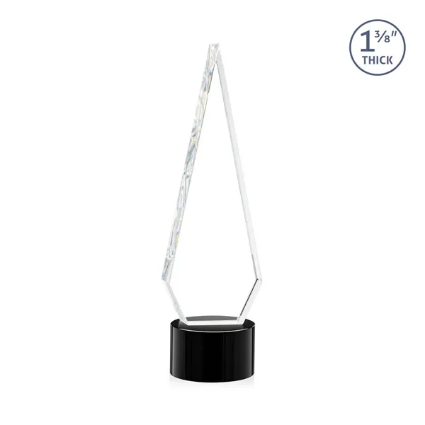 This Optical Crystal Springfield VividPrint™ Award on base features an elongated,... from ASI 84592 St Regis Group / St Regis