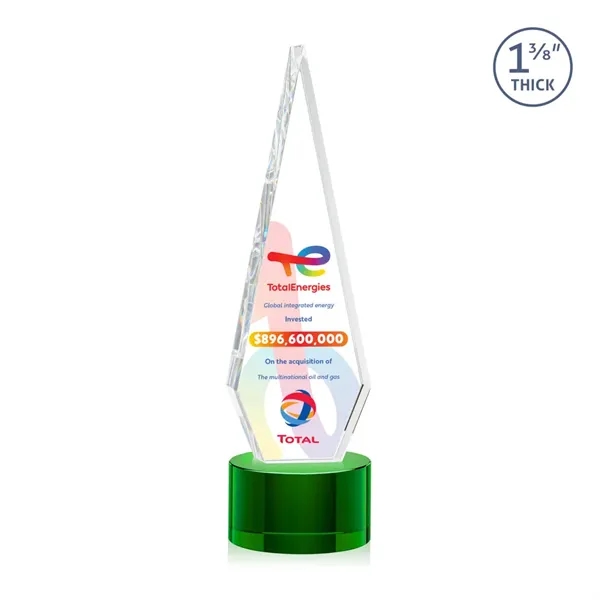 This Optical Crystal Springfield VividPrint™ Award on base features an elongated,... from ASI 84592 St Regis Group / St Regis