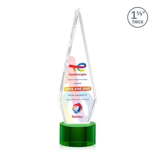 This Optical Crystal Springfield VividPrint™ Award on base features an elongated,... from ASI 84592 St Regis Group / St Regis
