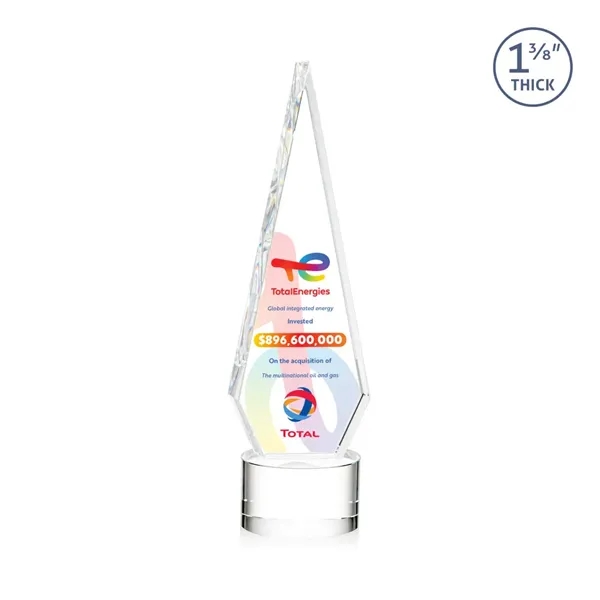 This Optical Crystal Springfield VividPrint™ Award on base features an elongated,... from ASI 84592 St Regis Group / St Regis