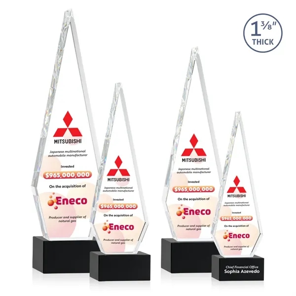 This Optical Crystal Springfield VividPrint™ Award on base features an elongated,... from ASI 84592 St Regis Group / St Regis