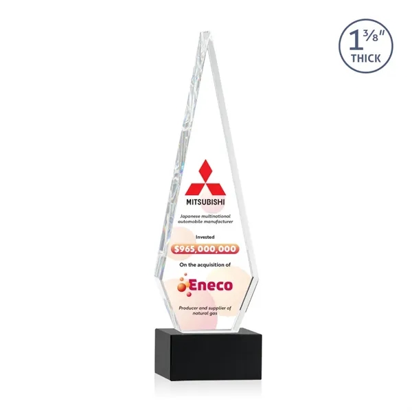 This Optical Crystal Springfield VividPrint™ Award on base features an elongated,... from ASI 84592 St Regis Group / St Regis