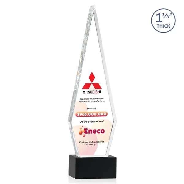 This Optical Crystal Springfield VividPrint™ Award on base features an elongated,... from ASI 84592 St Regis Group / St Regis