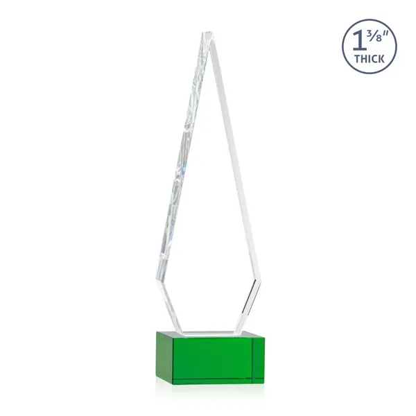 This Optical Crystal Springfield VividPrint™ Award on base features an elongated,... from ASI 84592 St Regis Group / St Regis