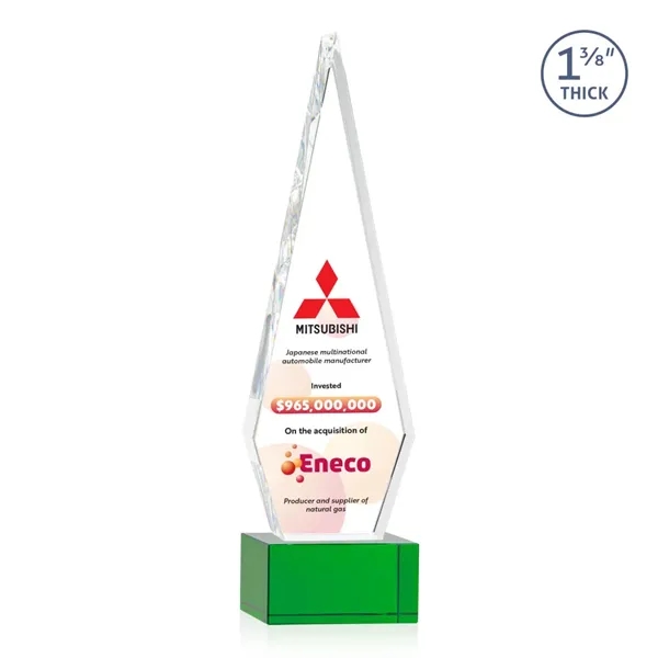 This Optical Crystal Springfield VividPrint™ Award on base features an elongated,... from ASI 84592 St Regis Group / St Regis