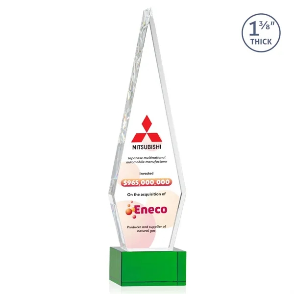 This Optical Crystal Springfield VividPrint™ Award on base features an elongated,... from ASI 84592 St Regis Group / St Regis