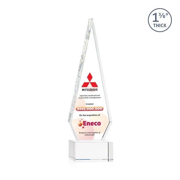 This Optical Crystal Springfield VividPrint™ Award on base features an elongated,... from ASI 84592 St Regis Group / St Regis