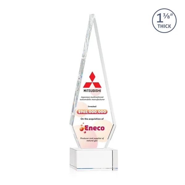 This Optical Crystal Springfield VividPrint™ Award on base features an elongated,... from ASI 84592 St Regis Group / St Regis