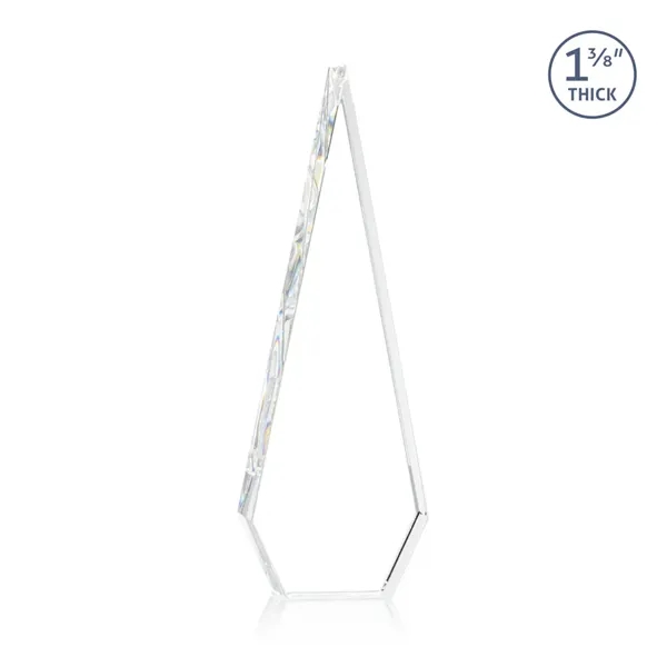 This Optical Crystal Springfield VividPrint™ Award features an elongated, tall diamond-shape.... from ASI 84592 St Regis Group / St Regis
