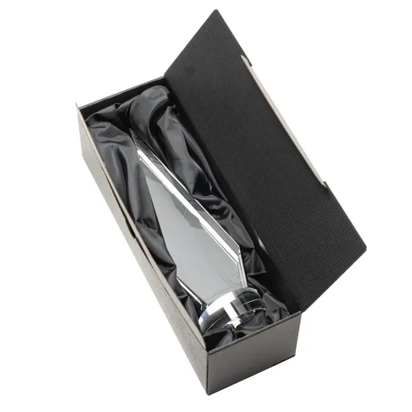 This Optical Crystal Springfield Award on base features an elongated, tall... from ASI 84592 St Regis Group / St Regis