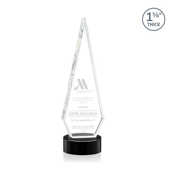 This Optical Crystal Springfield Award on base features an elongated, tall... from ASI 84592 St Regis Group / St Regis