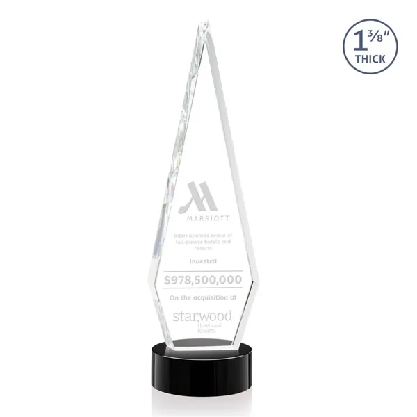 This Optical Crystal Springfield Award on base features an elongated, tall... from ASI 84592 St Regis Group / St Regis