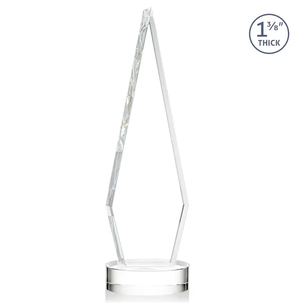 This Optical Crystal Springfield Award on base features an elongated, tall... from ASI 84592 St Regis Group / St Regis