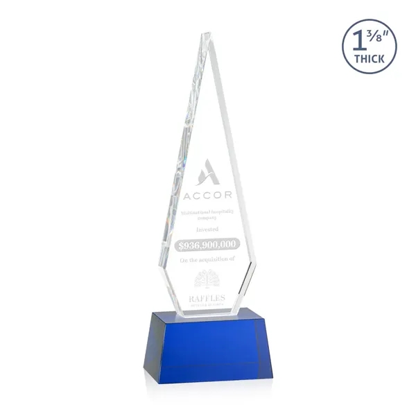 This Optical Crystal Springfield Award on base features an elongated, tall... from ASI 84592 St Regis Group / St Regis