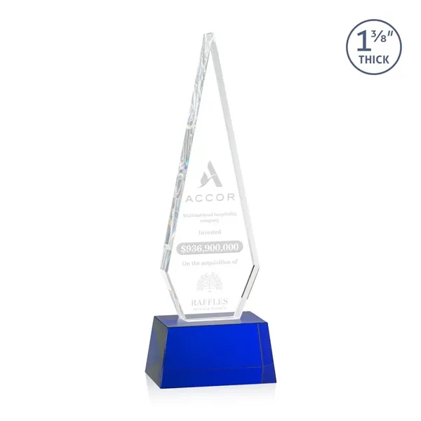 This Optical Crystal Springfield Award on base features an elongated, tall... from ASI 84592 St Regis Group / St Regis