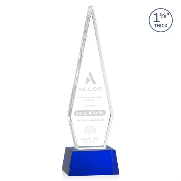 This Optical Crystal Springfield Award on base features an elongated, tall... from ASI 84592 St Regis Group / St Regis