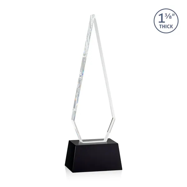 This Optical Crystal Springfield Award on base features an elongated, tall... from ASI 84592 St Regis Group / St Regis