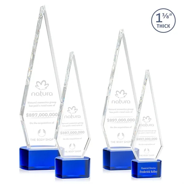 This Optical Crystal Springfield Award on base features an elongated, tall... from ASI 84592 St Regis Group / St Regis