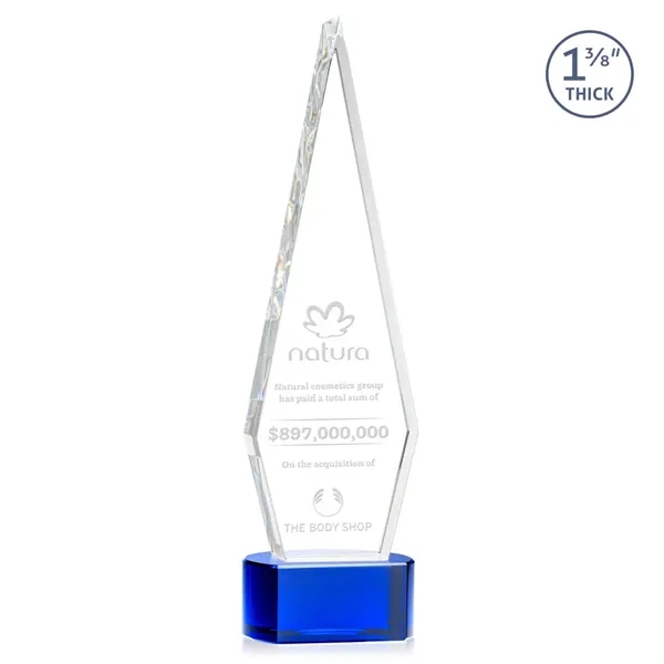 This Optical Crystal Springfield Award on base features an elongated, tall... from ASI 84592 St Regis Group / St Regis