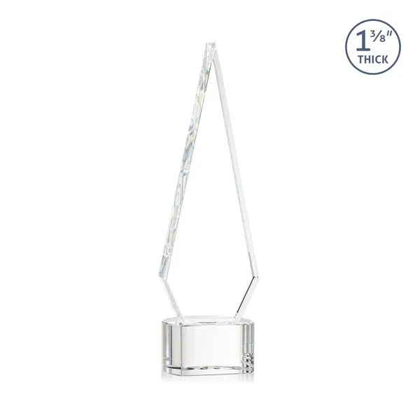 This Optical Crystal Springfield Award on base features an elongated, tall... from ASI 84592 St Regis Group / St Regis