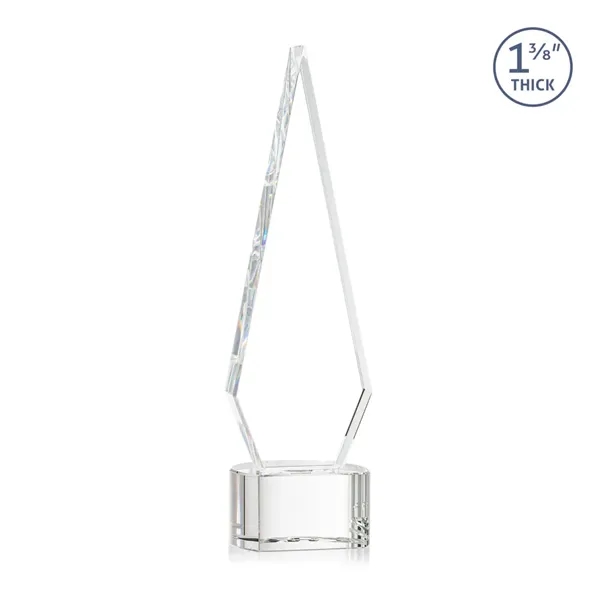 This Optical Crystal Springfield Award on base features an elongated, tall... from ASI 84592 St Regis Group / St Regis