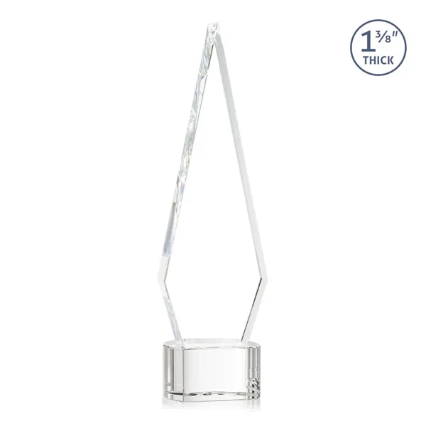 This Optical Crystal Springfield Award on base features an elongated, tall... from ASI 84592 St Regis Group / St Regis