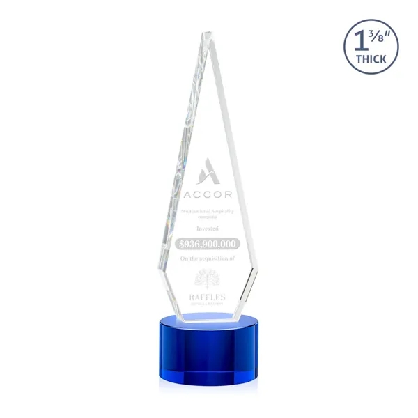 This Optical Crystal Springfield Award on base features an elongated, tall... from ASI 84592 St Regis Group / St Regis