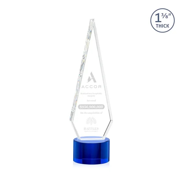 This Optical Crystal Springfield Award on base features an elongated, tall... from ASI 84592 St Regis Group / St Regis