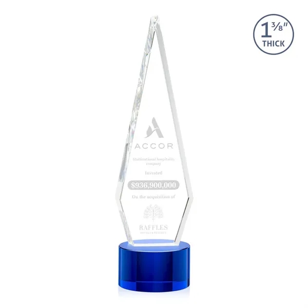 This Optical Crystal Springfield Award on base features an elongated, tall... from ASI 84592 St Regis Group / St Regis