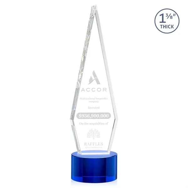 This Optical Crystal Springfield Award on base features an elongated, tall... from ASI 84592 St Regis Group / St Regis
