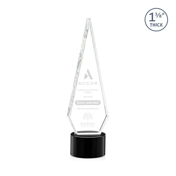 This Optical Crystal Springfield Award on base features an elongated, tall... from ASI 84592 St Regis Group / St Regis