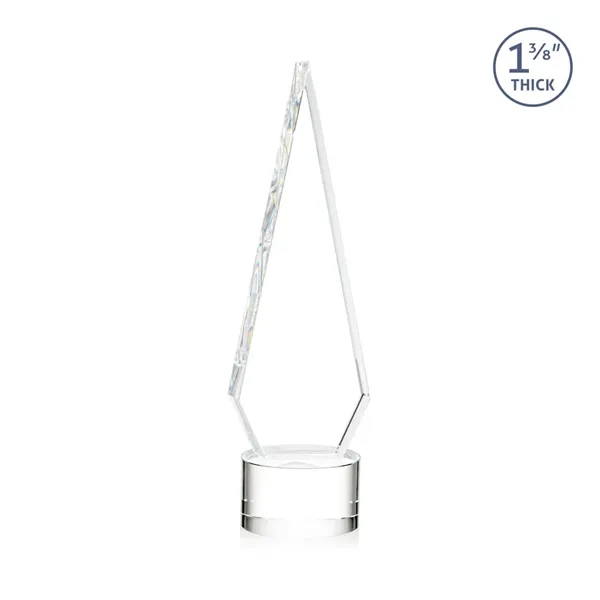 This Optical Crystal Springfield Award on base features an elongated, tall... from ASI 84592 St Regis Group / St Regis