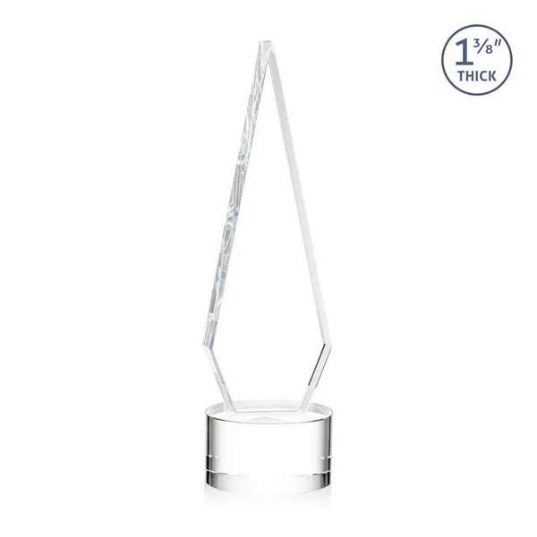 This Optical Crystal Springfield Award on base features an elongated, tall... from ASI 84592 St Regis Group / St Regis