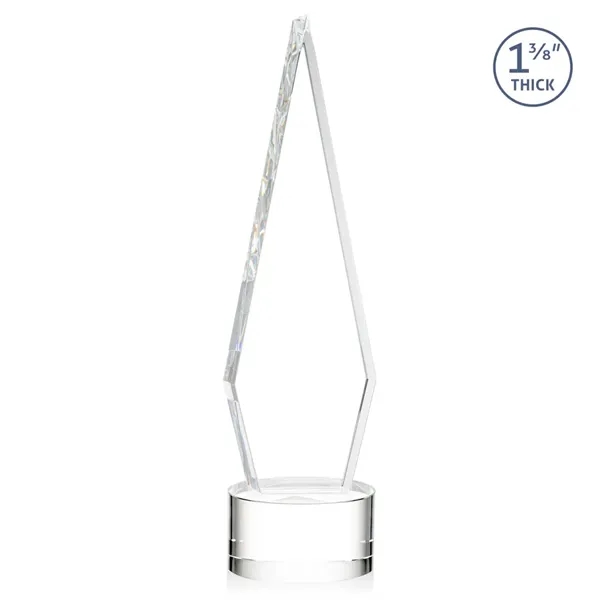 This Optical Crystal Springfield Award on base features an elongated, tall... from ASI 84592 St Regis Group / St Regis