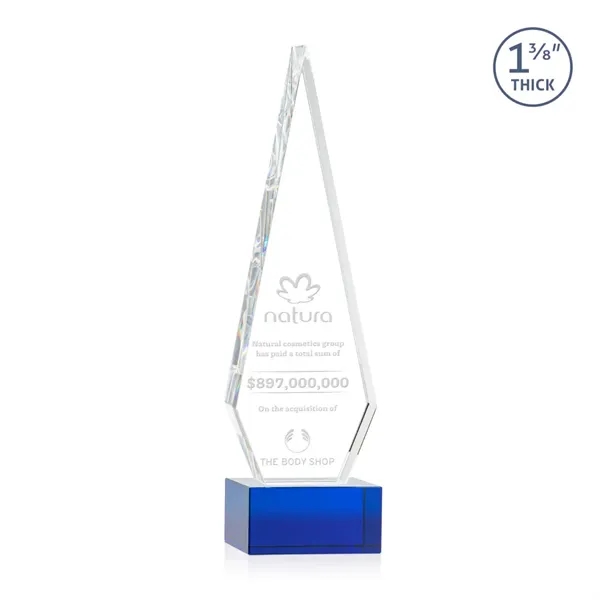 This Optical Crystal Springfield Award on base features an elongated, tall... from ASI 84592 St Regis Group / St Regis