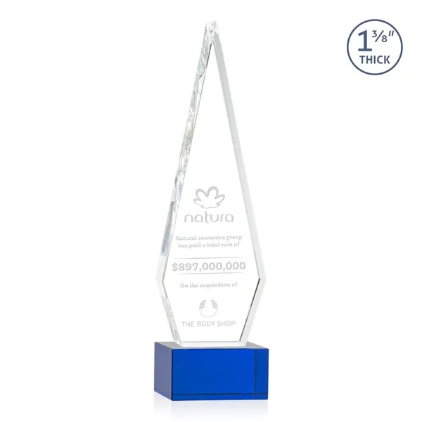 This Optical Crystal Springfield Award on base features an elongated, tall... from ASI 84592 St Regis Group / St Regis