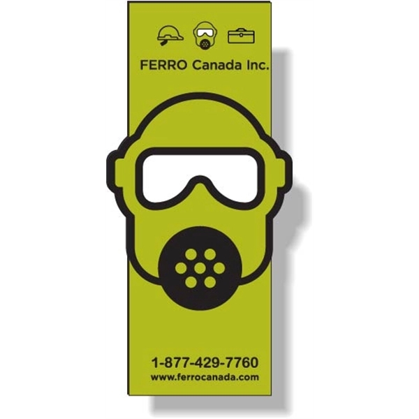 Custom Shape Vinyl Memo Magnet Screen-printed in PMS Spot Color(s).... from ASI 87400 ArtechPro